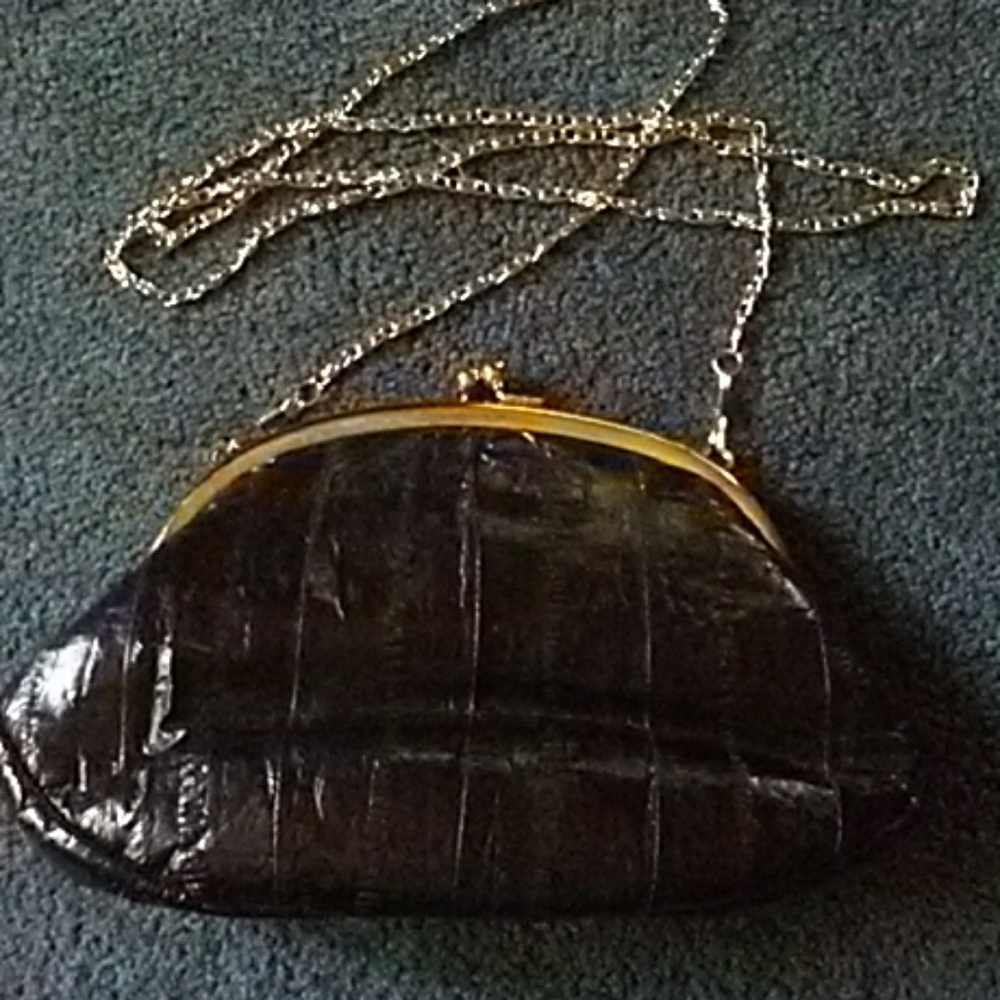 Lee Sands eelskin handbag
